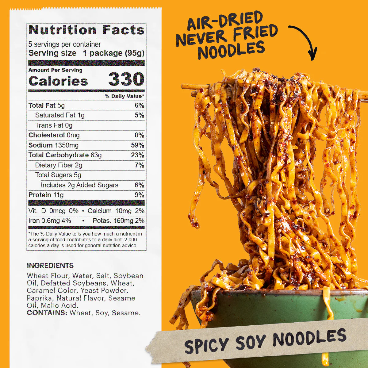 Spicy Soy Noodles | 5 Packs - Image 9